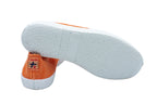 Sneakers slip-on in cotone mandarin