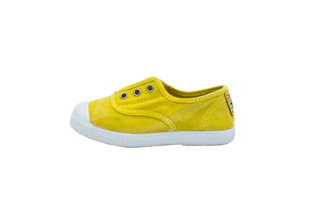 Cotton slip-on sneakers for kids in sunny