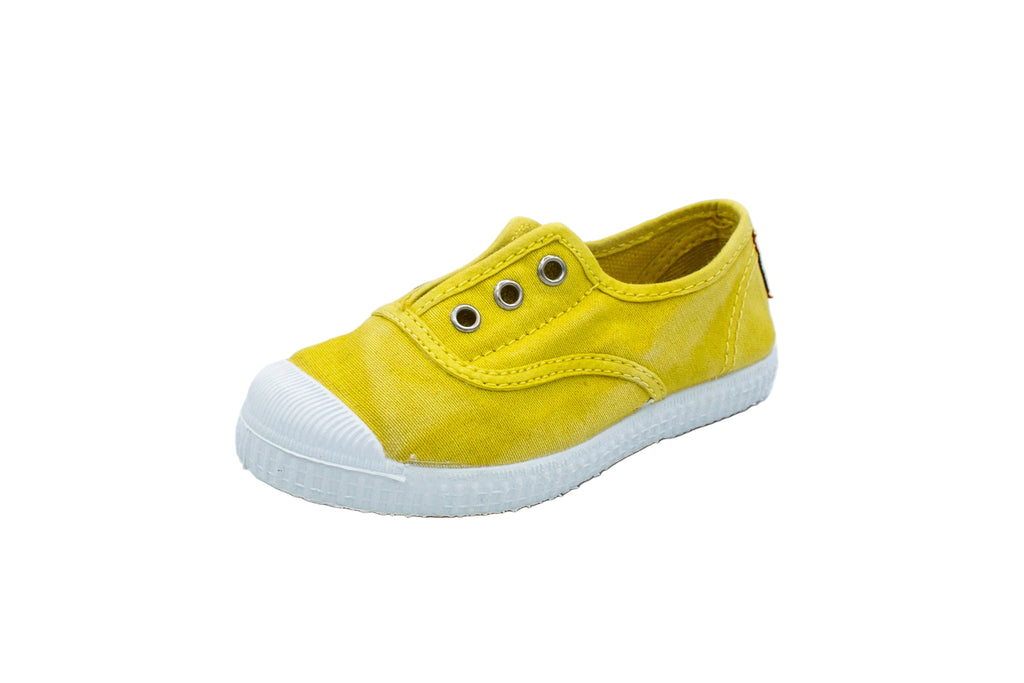 Cotton slip-on sneakers for kids in sunny