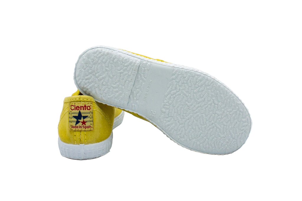 Cotton slip-on sneakers for kids in sunny