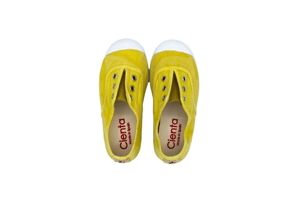 Cotton slip-on sneakers for kids in sunny