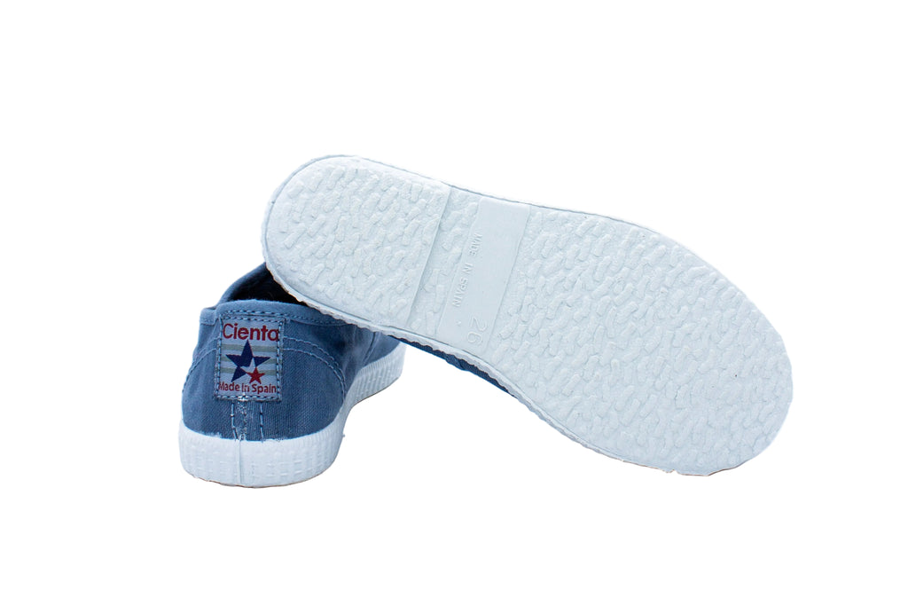 Sneakers slip-on in cotone da bambino tejano
