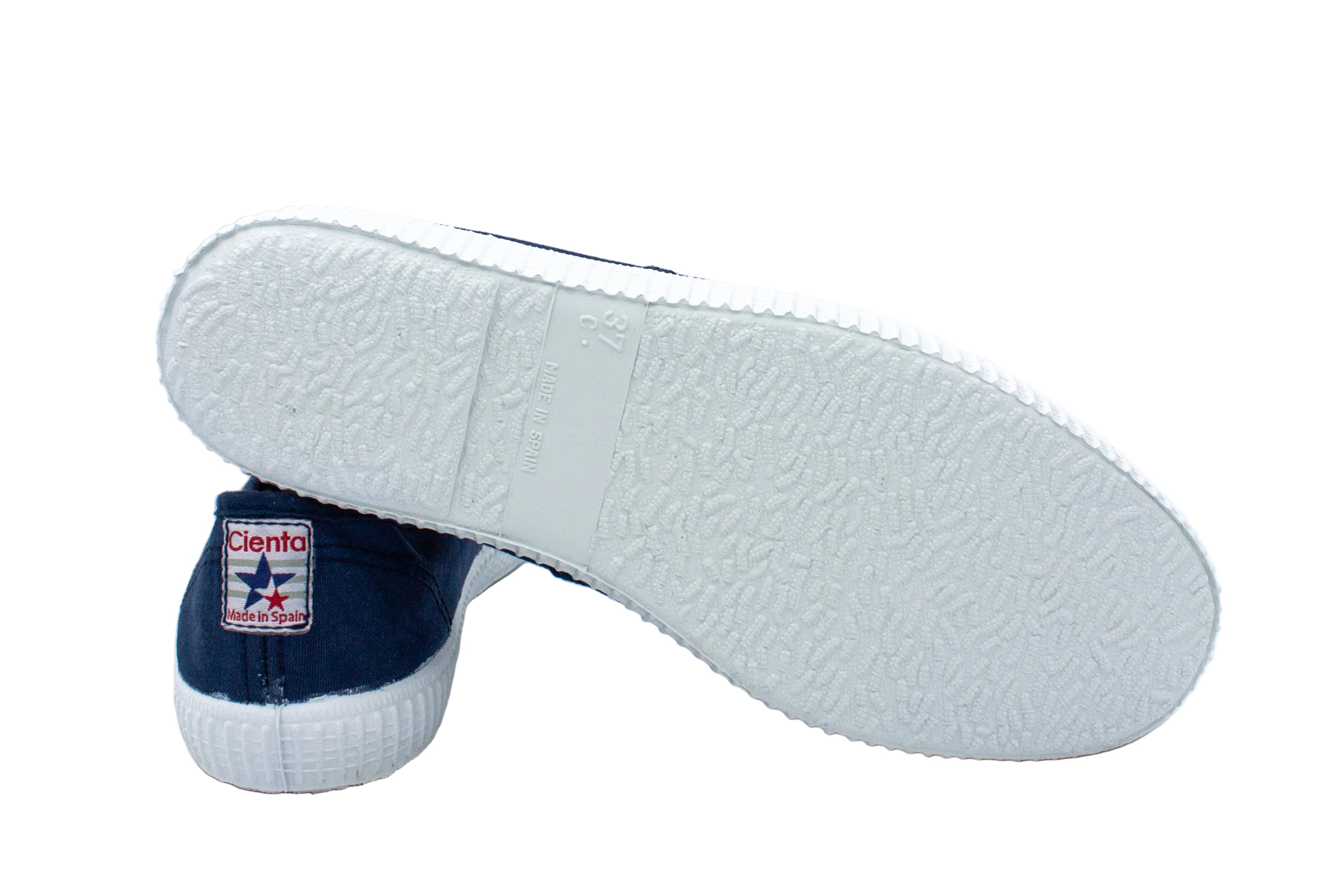 Cotton slip-on sneakers in washed blue