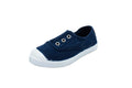 Sneakers slip-on in cotone da bambino azul lavad