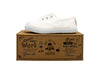 Sneakers slip-on in cotone da bambino bianco