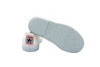 Sneakers slip-on in cotone da bambino bianco