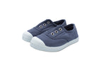 Cotton slip-on sneakers for kids in sky blue