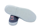Sneakers slip-on in cotone ciel delav