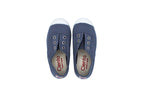 Cotton slip-on sneakers for kids in sky blue