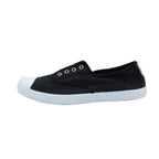 Sneakers slip-on in cotone nero
