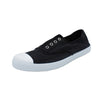 Sneakers slip-on in cotone nero