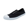 Sneakers slip-on in cotone nero