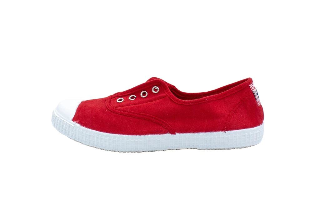 Sneakers slip-on in cotone rosso