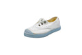 Sneakers slip-on in cotone da bambino bianco pizzo