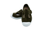 Cotton toddler shoes with Velcro in khaki