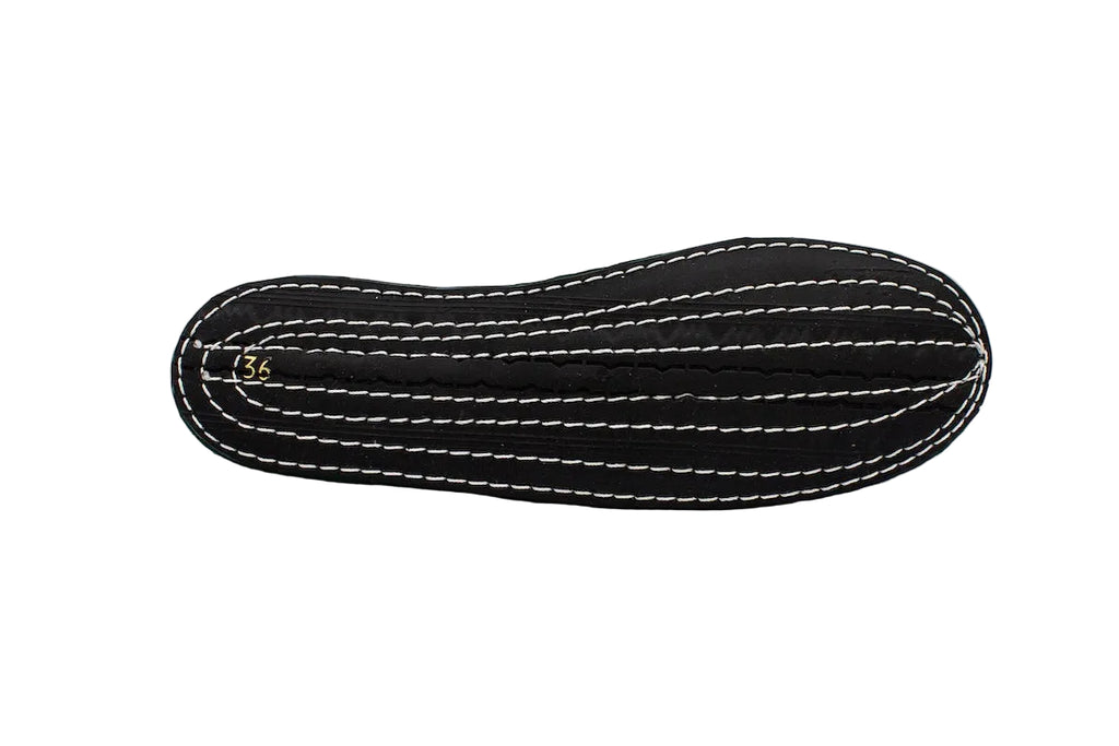 Bottle green velvet Friulane with strap