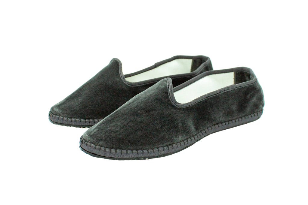 Anthracite gray velvet Friulane