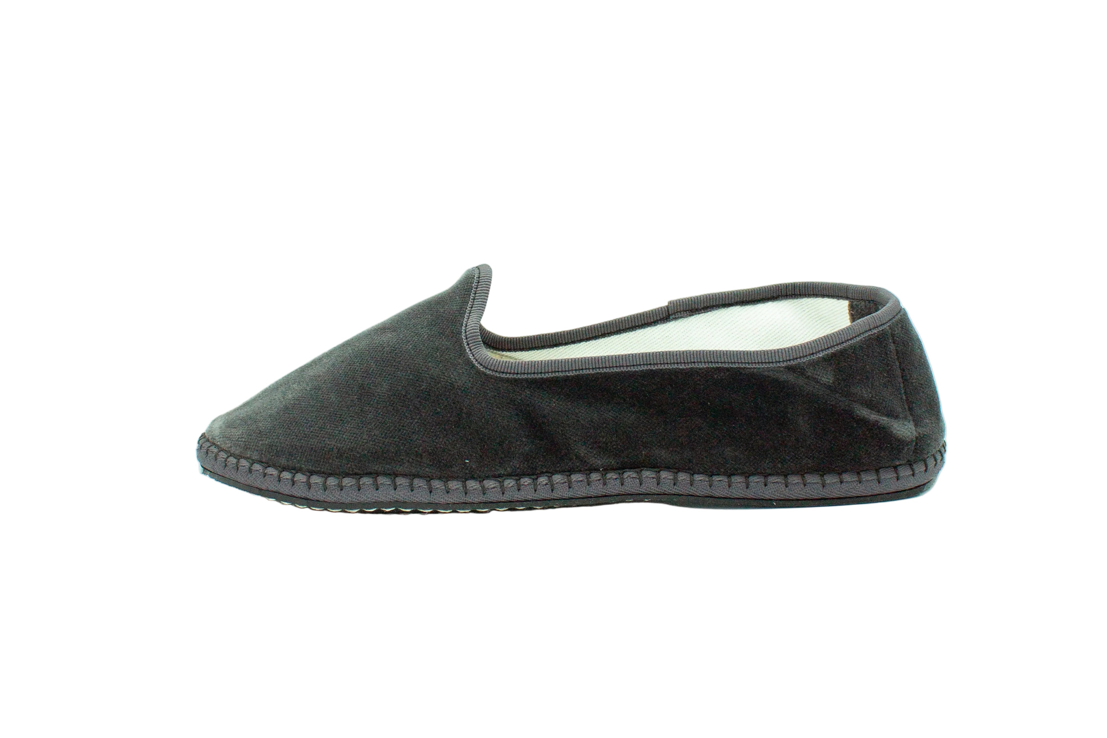 Anthracite gray velvet Friulane