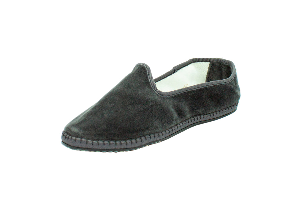 Anthracite gray velvet Friulane