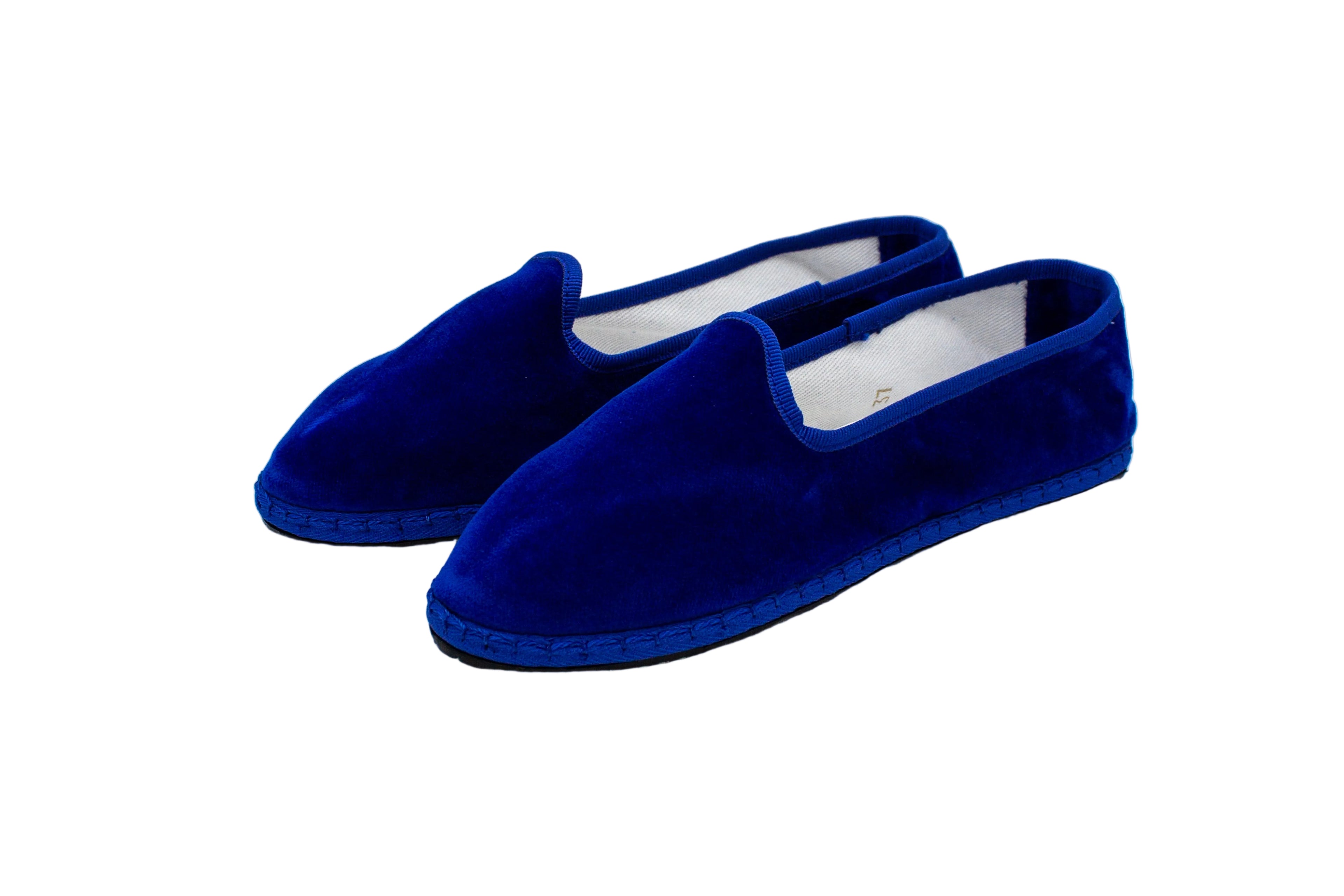 Electric blue velvet Friulane