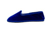 Friulane in velluto blu elettrico