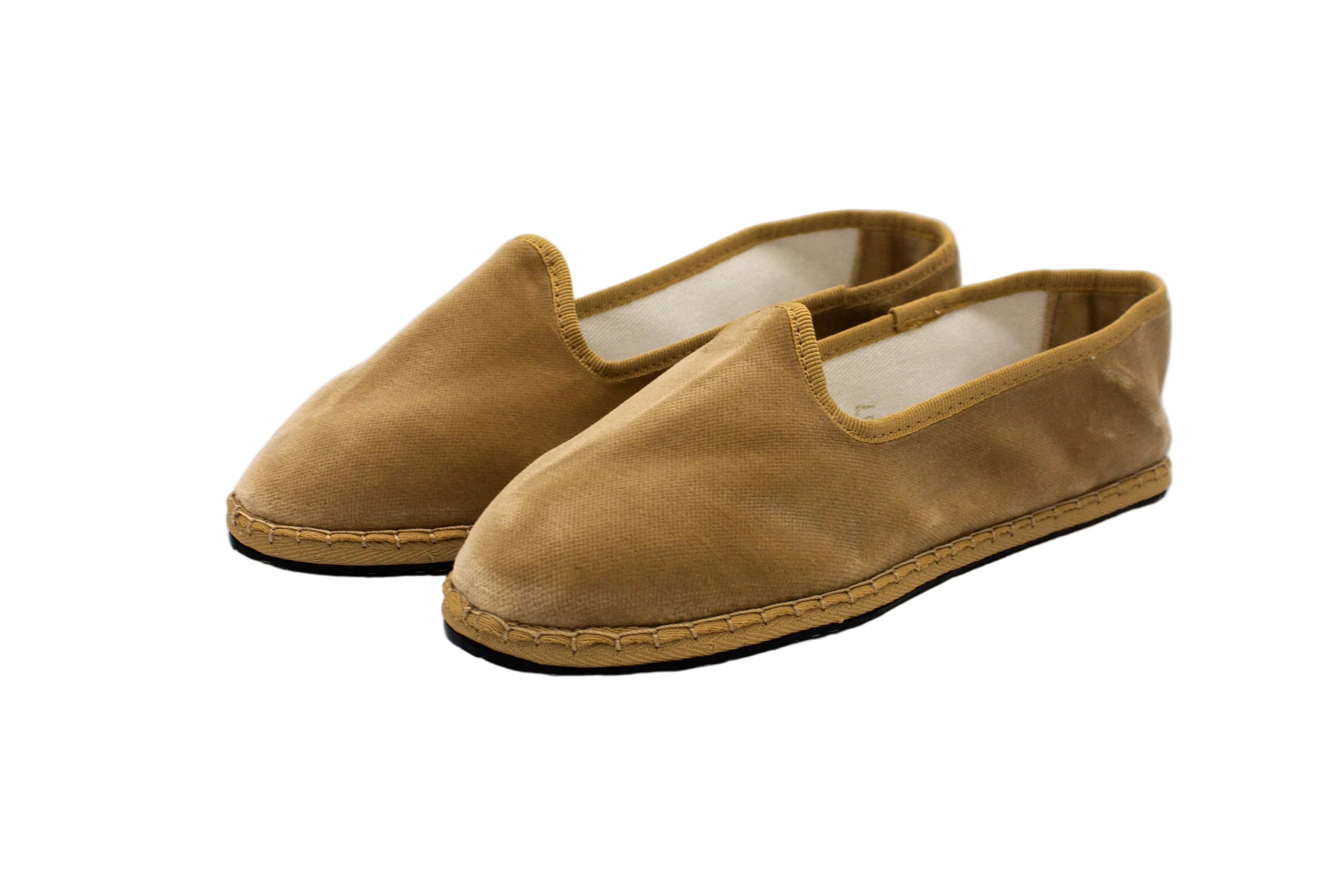 Friulane in velluto beige