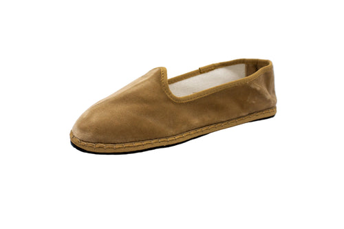 Friulane in velluto beige