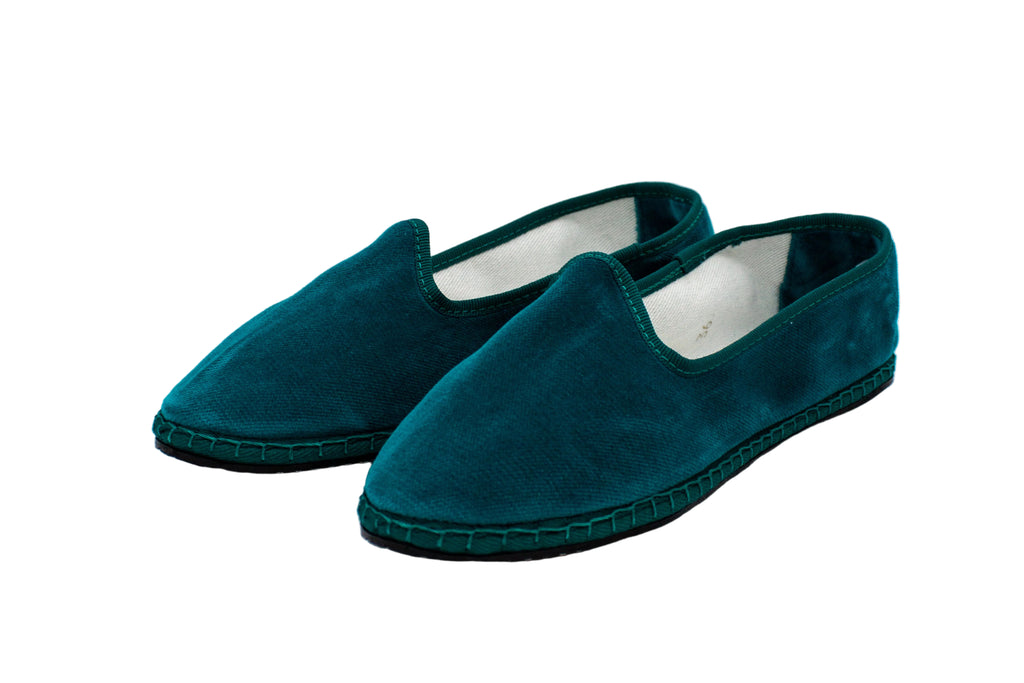 Petrol green velvet Friulane