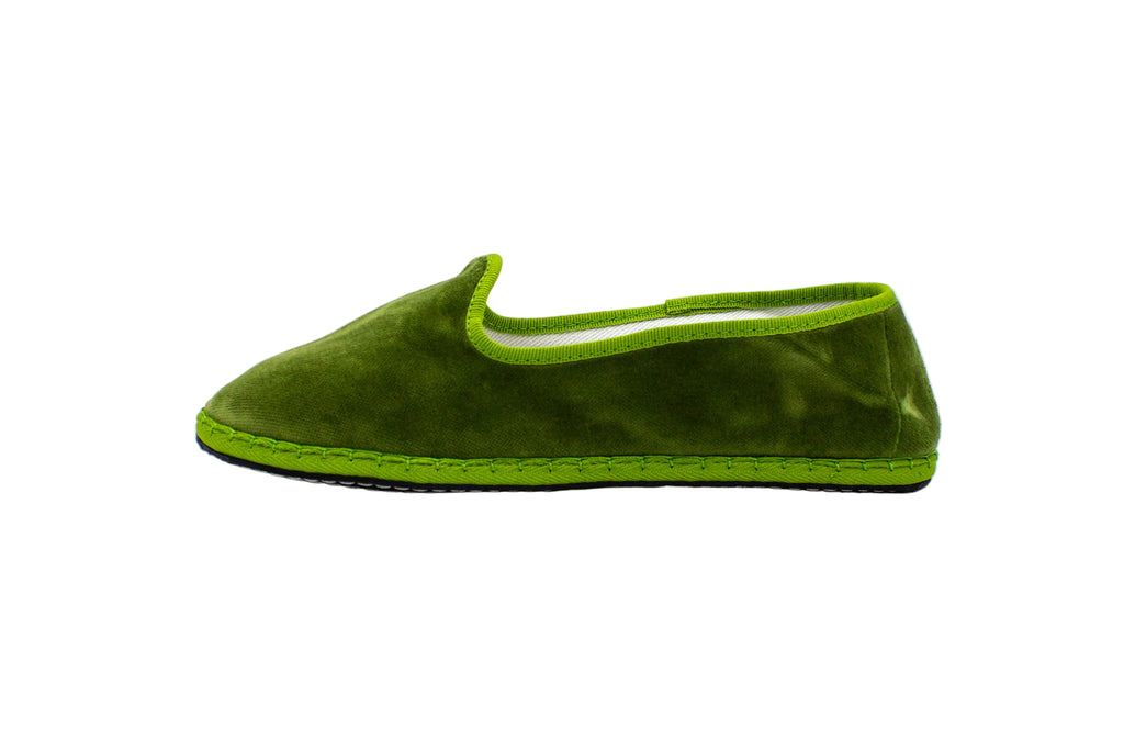Pistachio green velvet Friulane