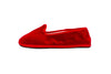 Friulane in velluto rosso