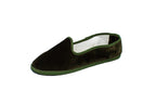 Olive green velvet Friulane