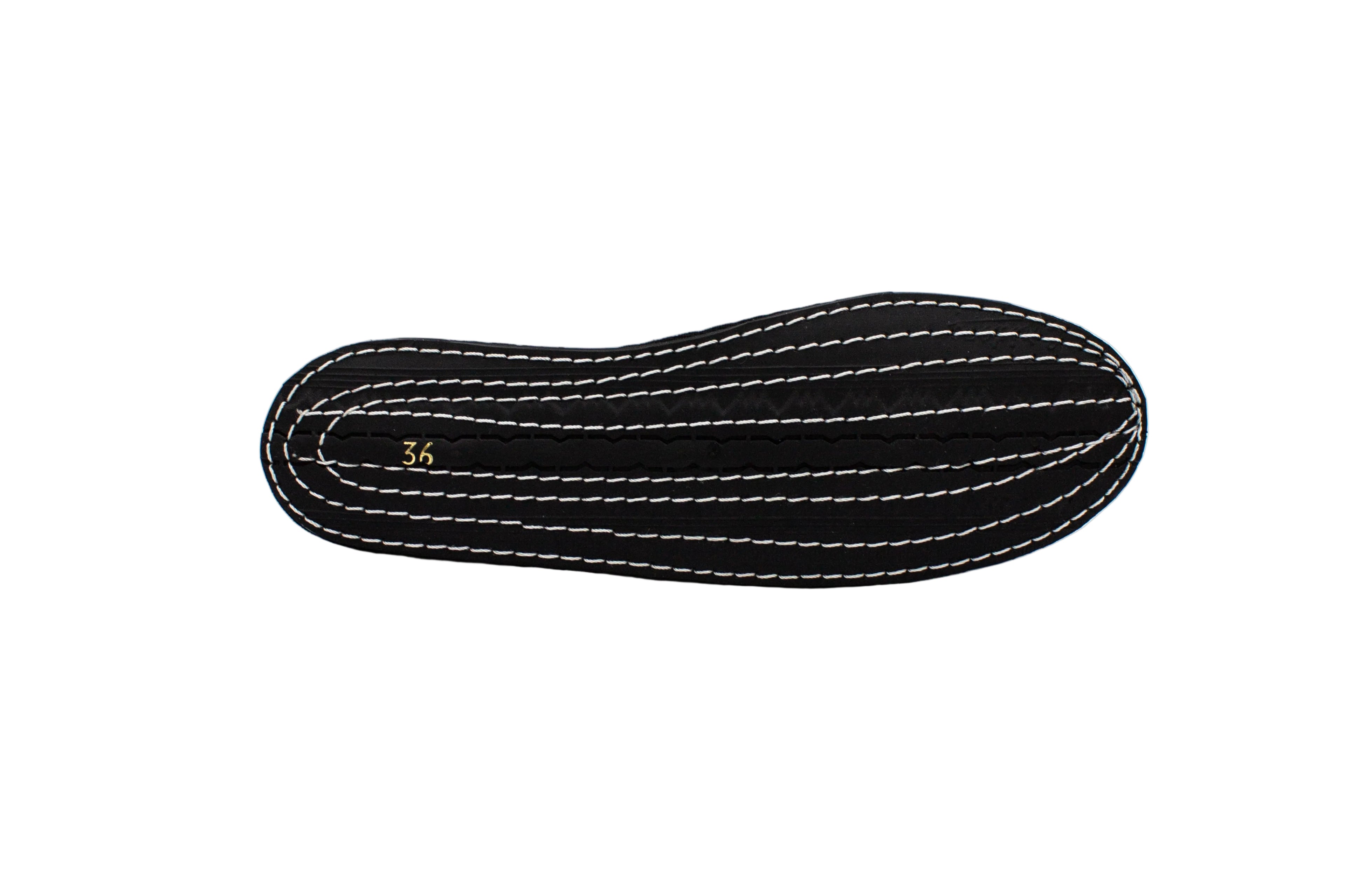 Black velvet Friulane with strap
