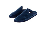 Women's aviator blue velvet sabot Friulane