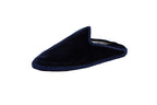 Friulane sabot in velluto blu donna