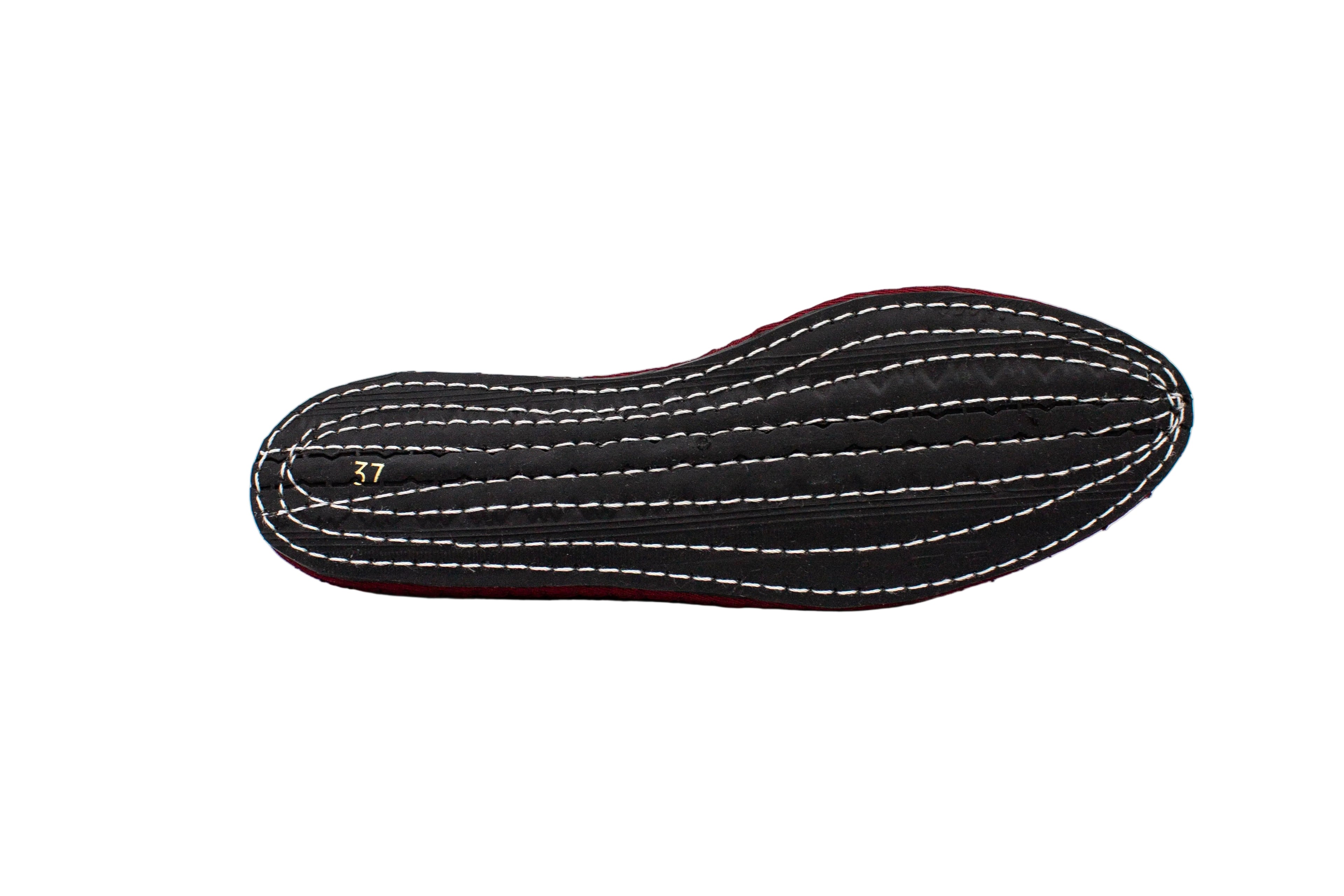 Women's bordeaux velvet clogs