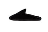 Women's black velvet clogs