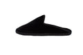 Friulane sabot in velluto nero donna