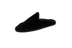 Friulane sabot in velluto nero donna
