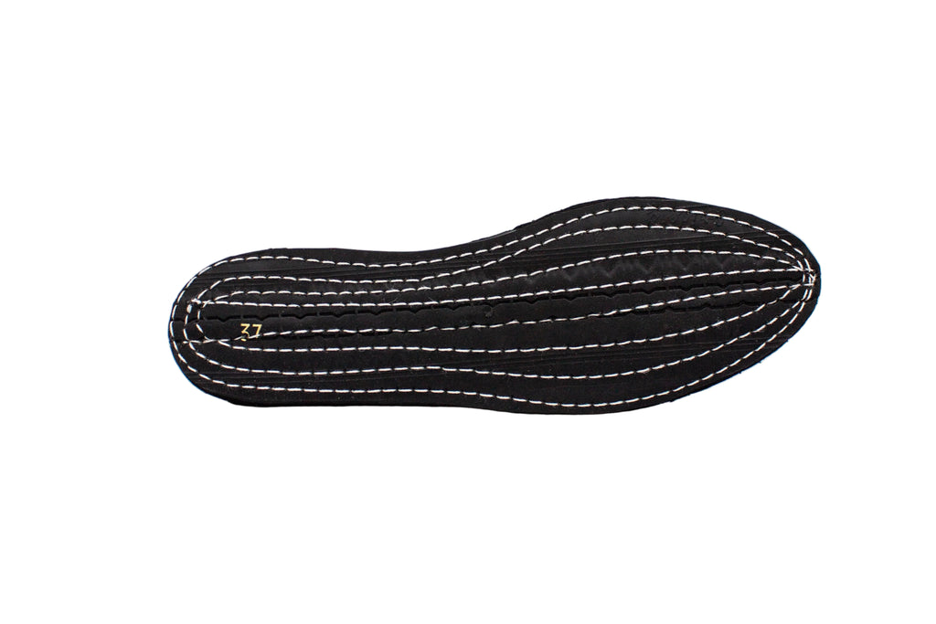 Friulane sabot in velluto nero donna