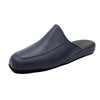 Pantofole da uomo in pelle blu