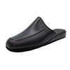 Pantofole da uomo in pelle nero