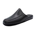 Pantofole da uomo in pelle nero