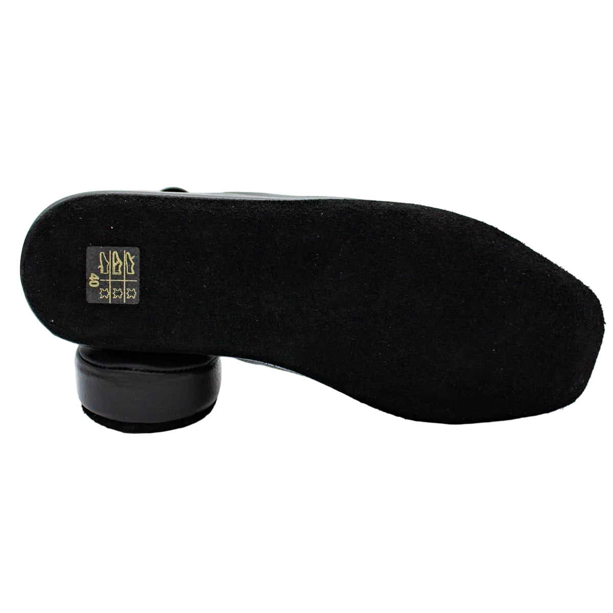 Pantofole da uomo in pelle nero