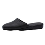 Pantofole artigianali in pelle karibu nero