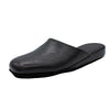 Pantofole artigianali in pelle nero