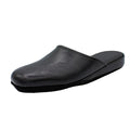 Pantofole artigianali in pelle nero