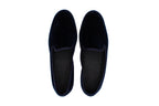 Men's Friulane in blue velvet