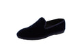 Men's Friulane in blue velvet