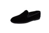 Men's Friulane in black velvet