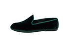 Men's Friulane in bottle green velvet